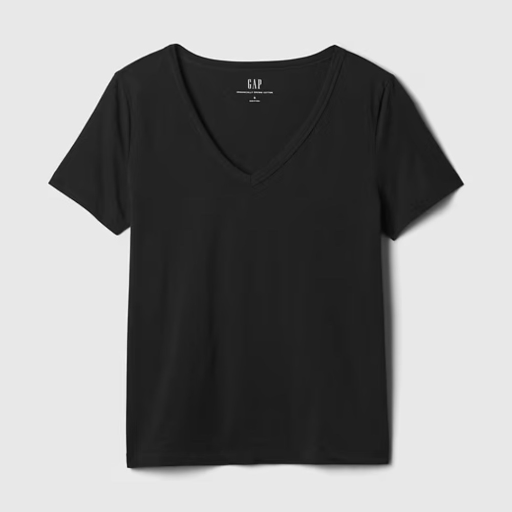 Gap BUNDLE 3 Organic Cotton VintageSoft V-Neck T-Shirt - Picture 6 of 15